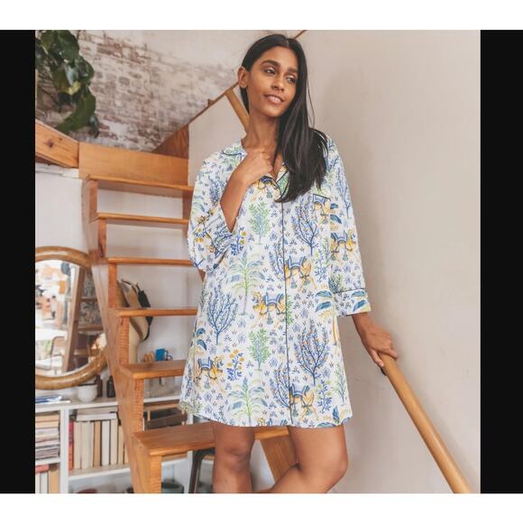 Anthropologie Other - Printfresh Camel's Courtyard Sleep Shirt - XXSP